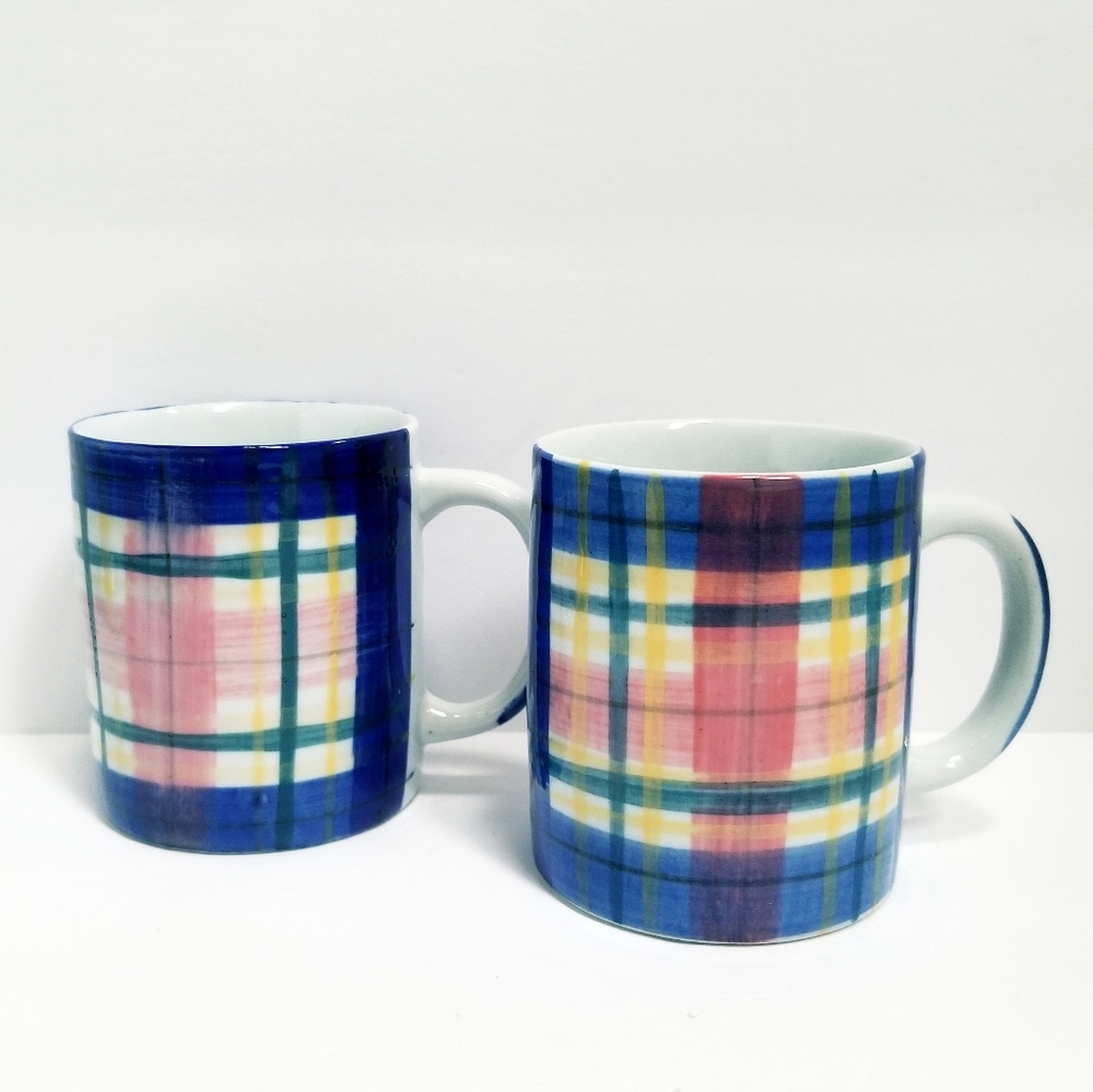 2 Pier 1 Imports Vintage Coffee Mugs